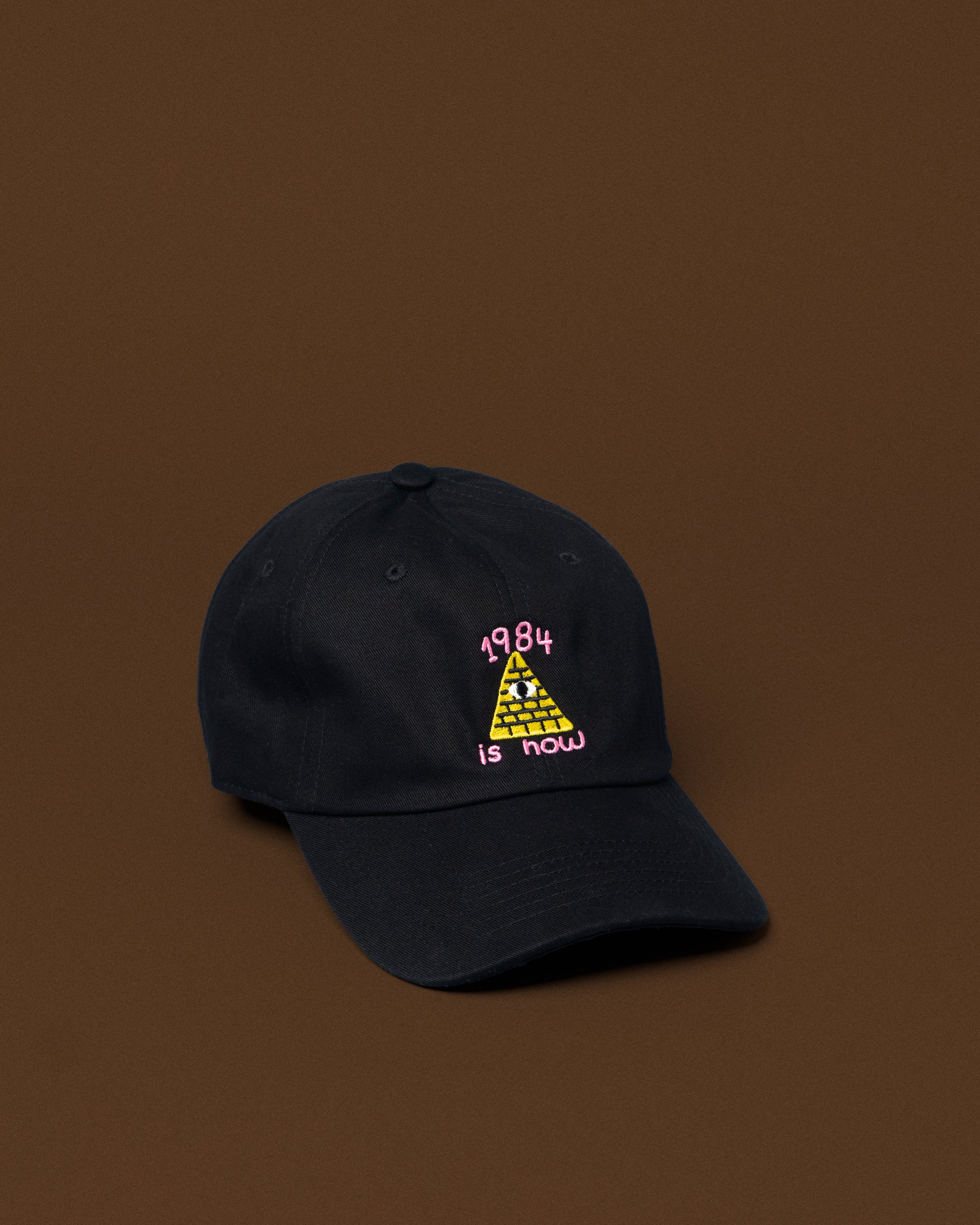 Casquette baseball 1984 is now - Noir