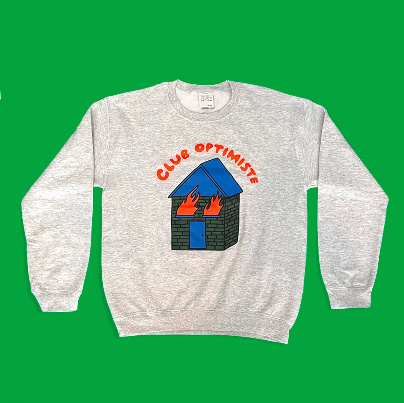 Coton ouaté Club Optimiste - Gris