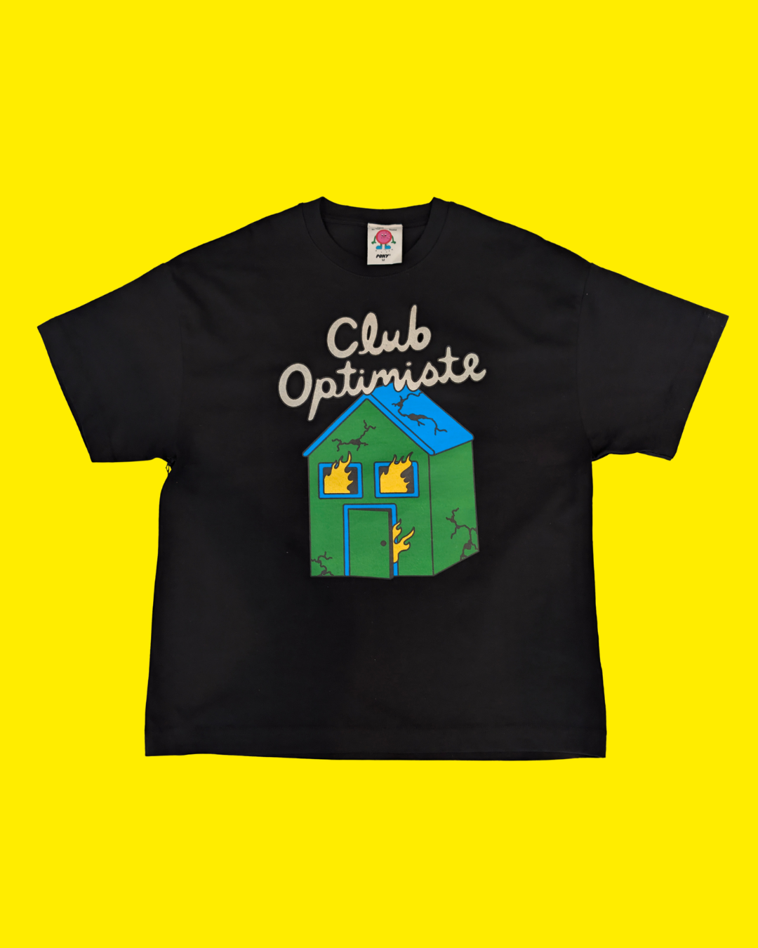 T-shirt Club Optimiste New 2026 - Noir