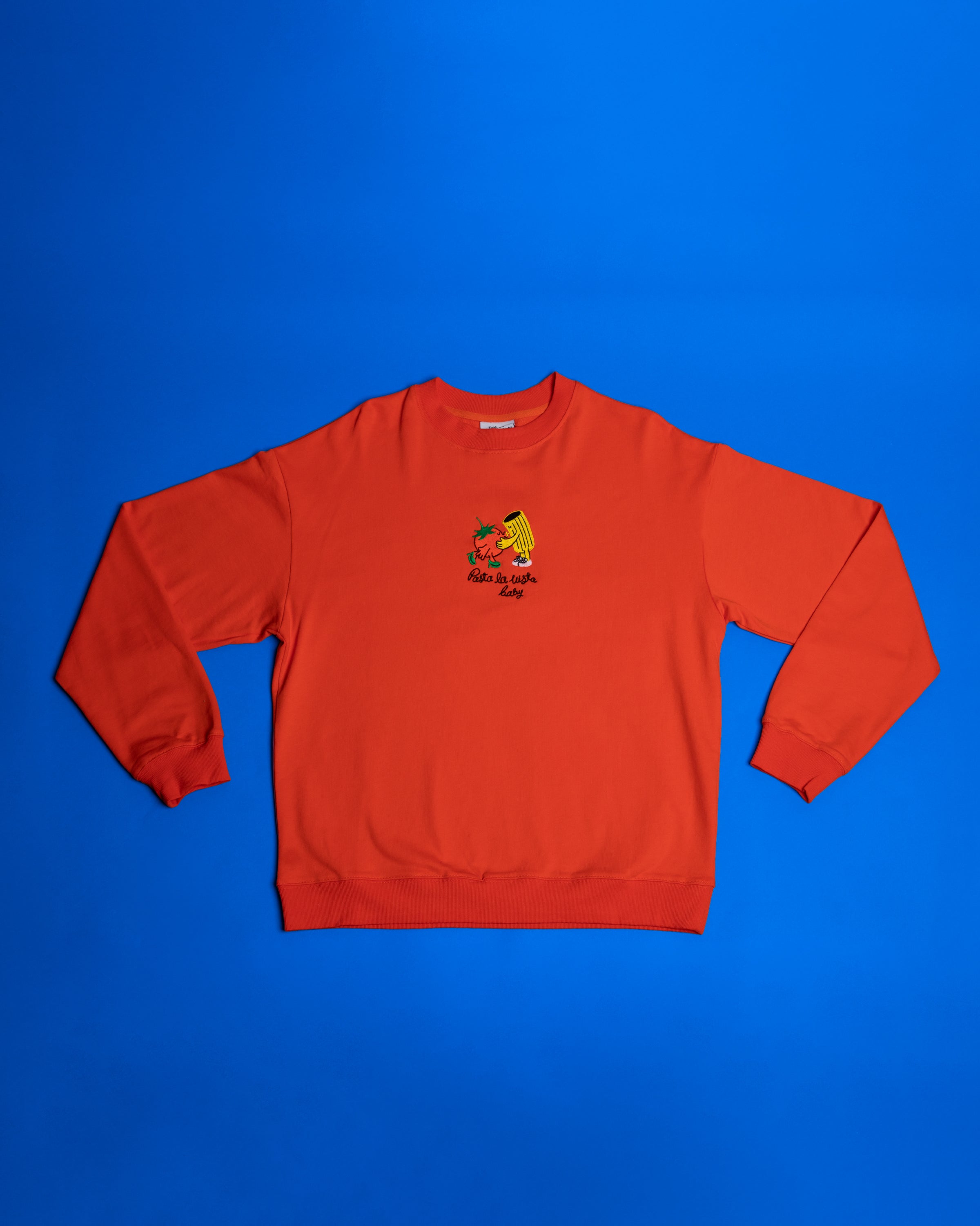 Coton ouaté Pasta la vista baby - Rouge