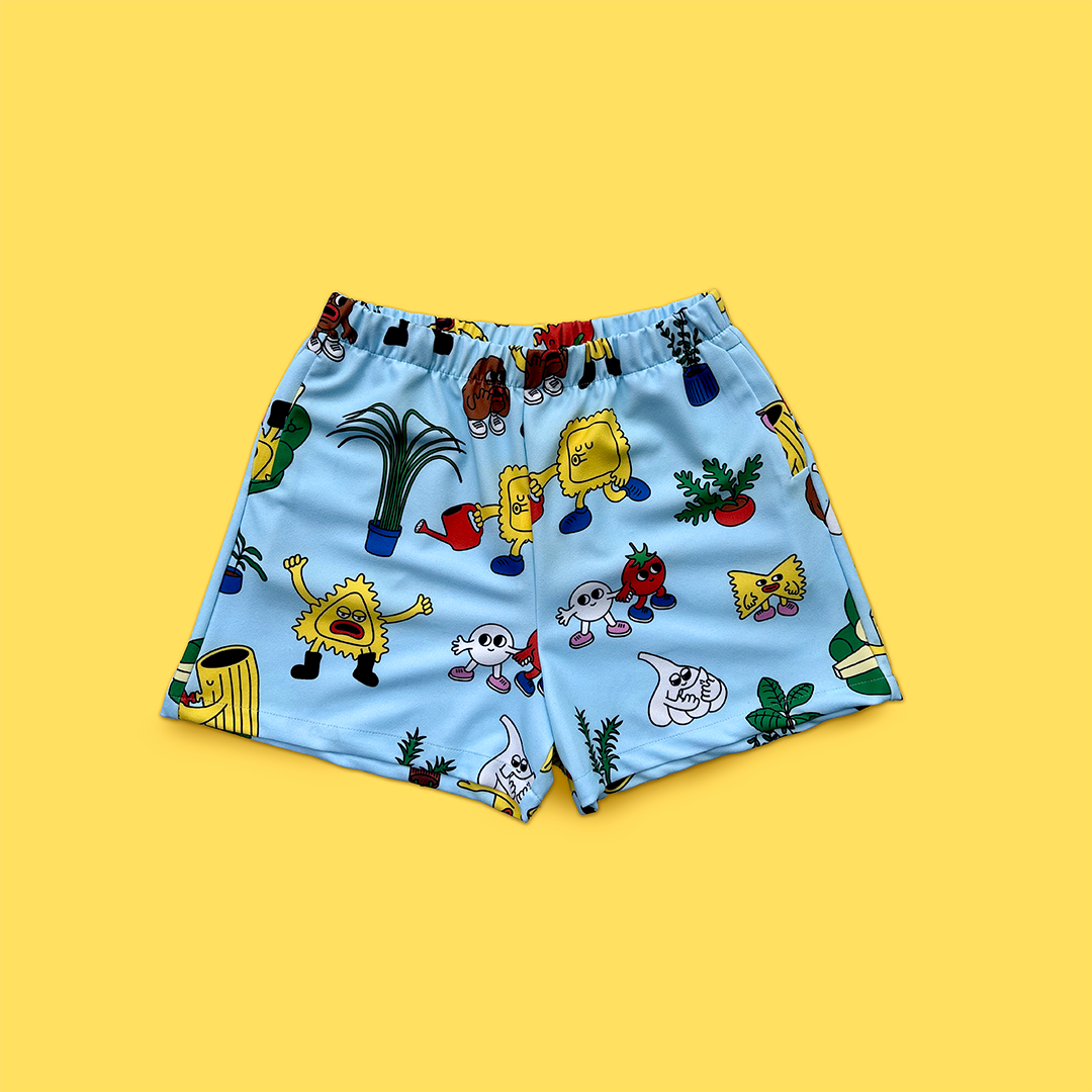 Shorts Pastapocalypse - Bleu