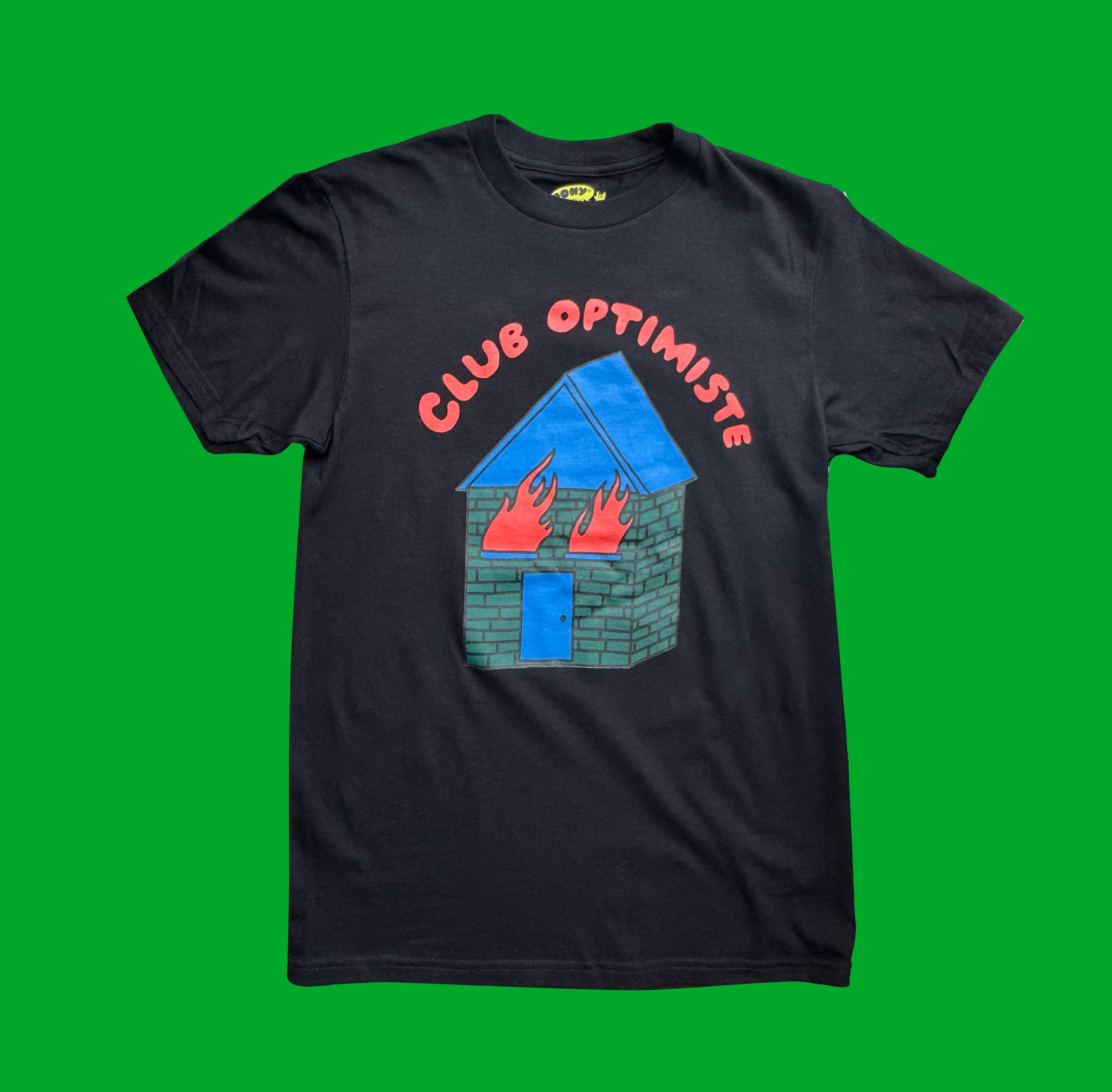 T-shirt Club optimiste - Noir