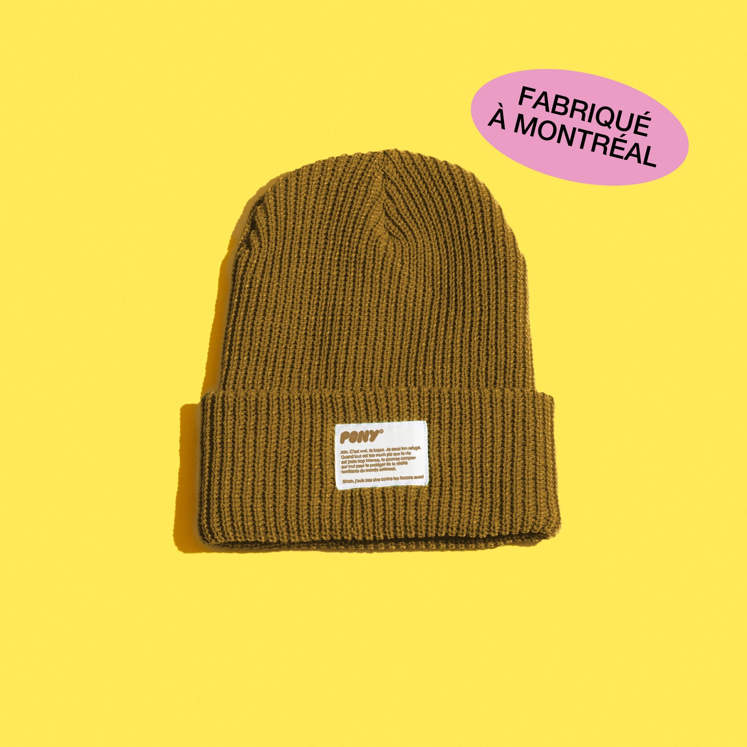 Tuque protectrice - Caramel