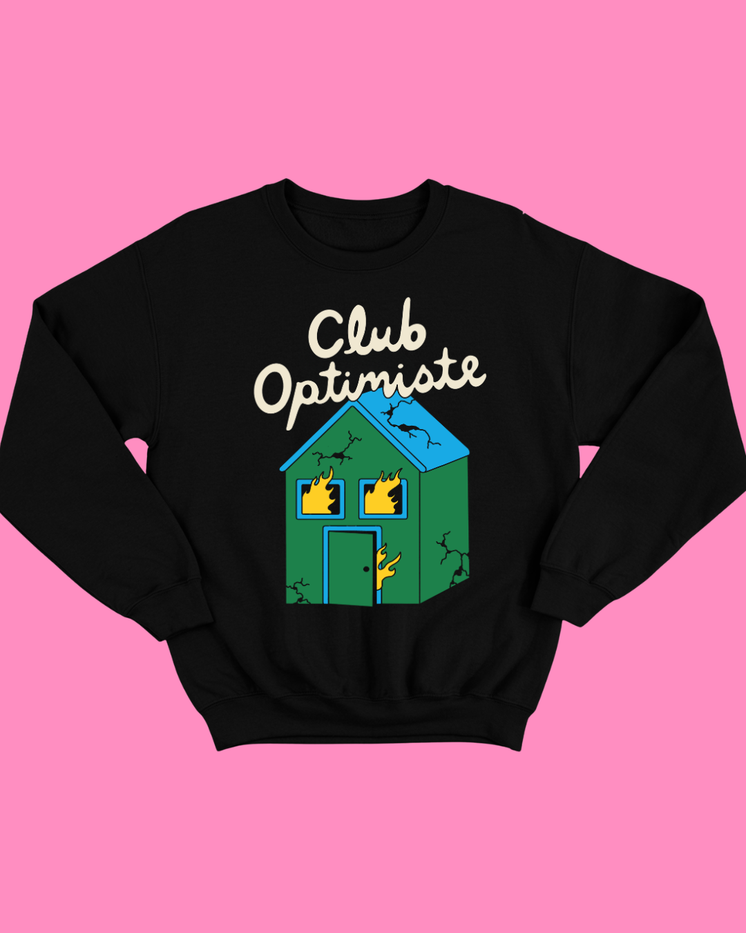 Coton ouaté Club Optimiste 2026 - Noir