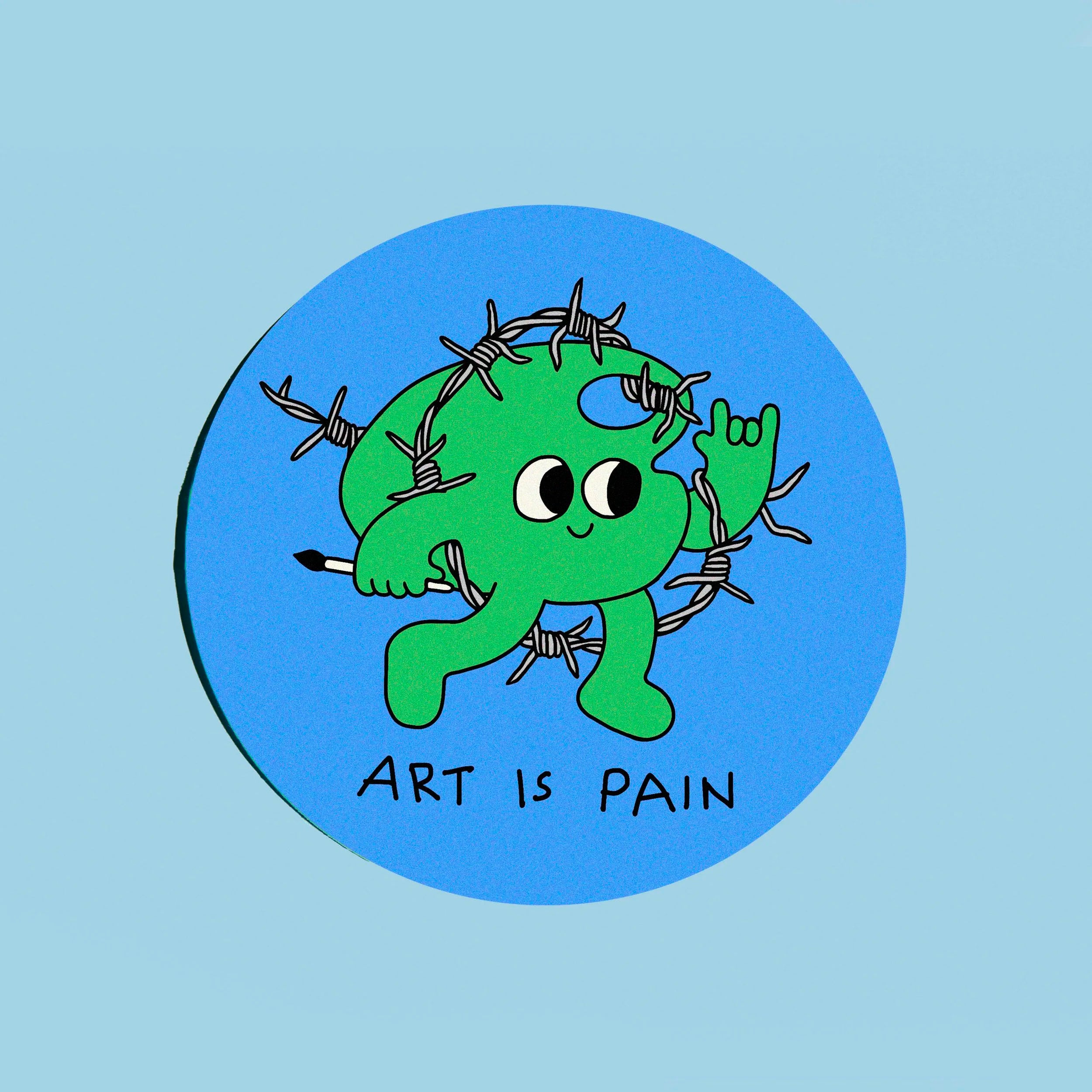 Collant Art is Pain