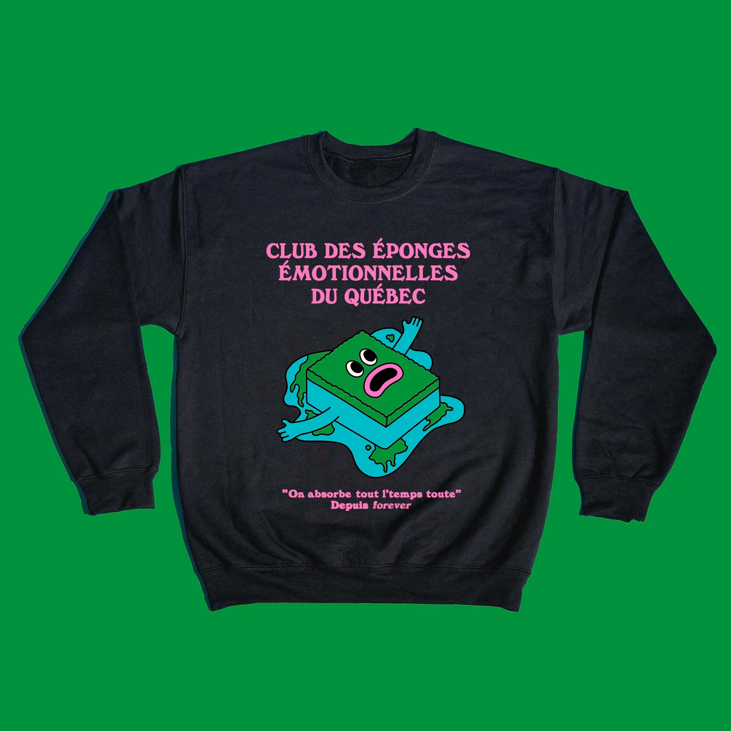 Coton ouaté Club des éponges émotionnelles - Noir