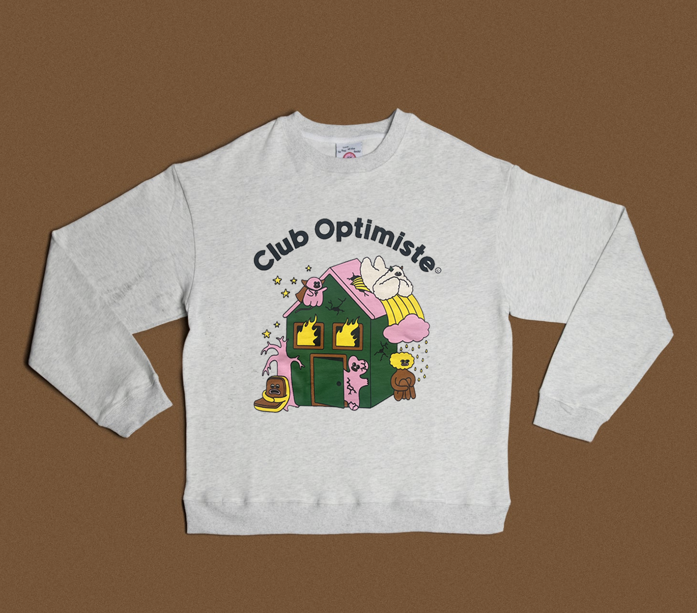 Coton ouaté Club Optimiste Ponyland - Gris