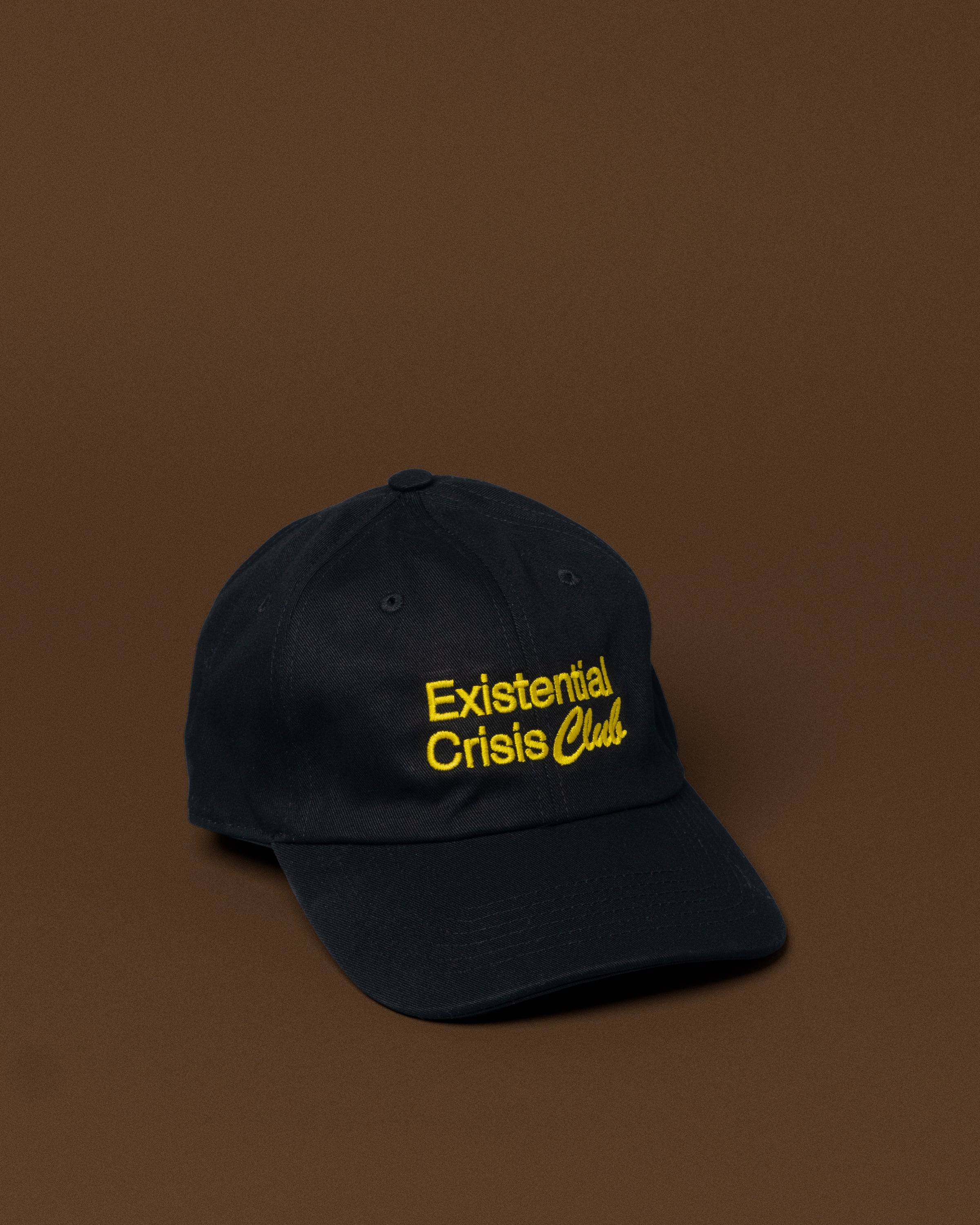 Casquette baseball Existential Crisis Club - Noir