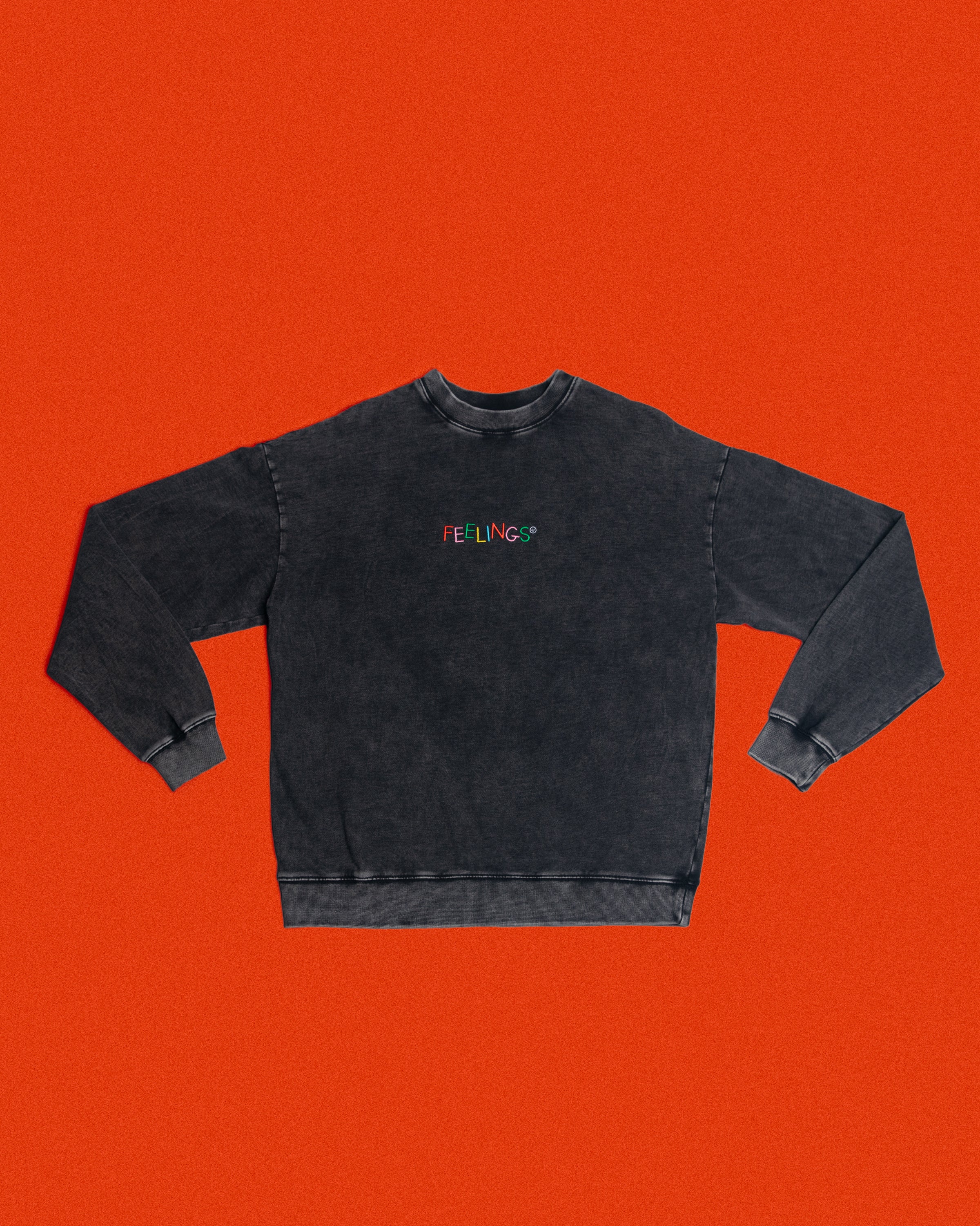 Coton ouaté Feelings - Noir délavé