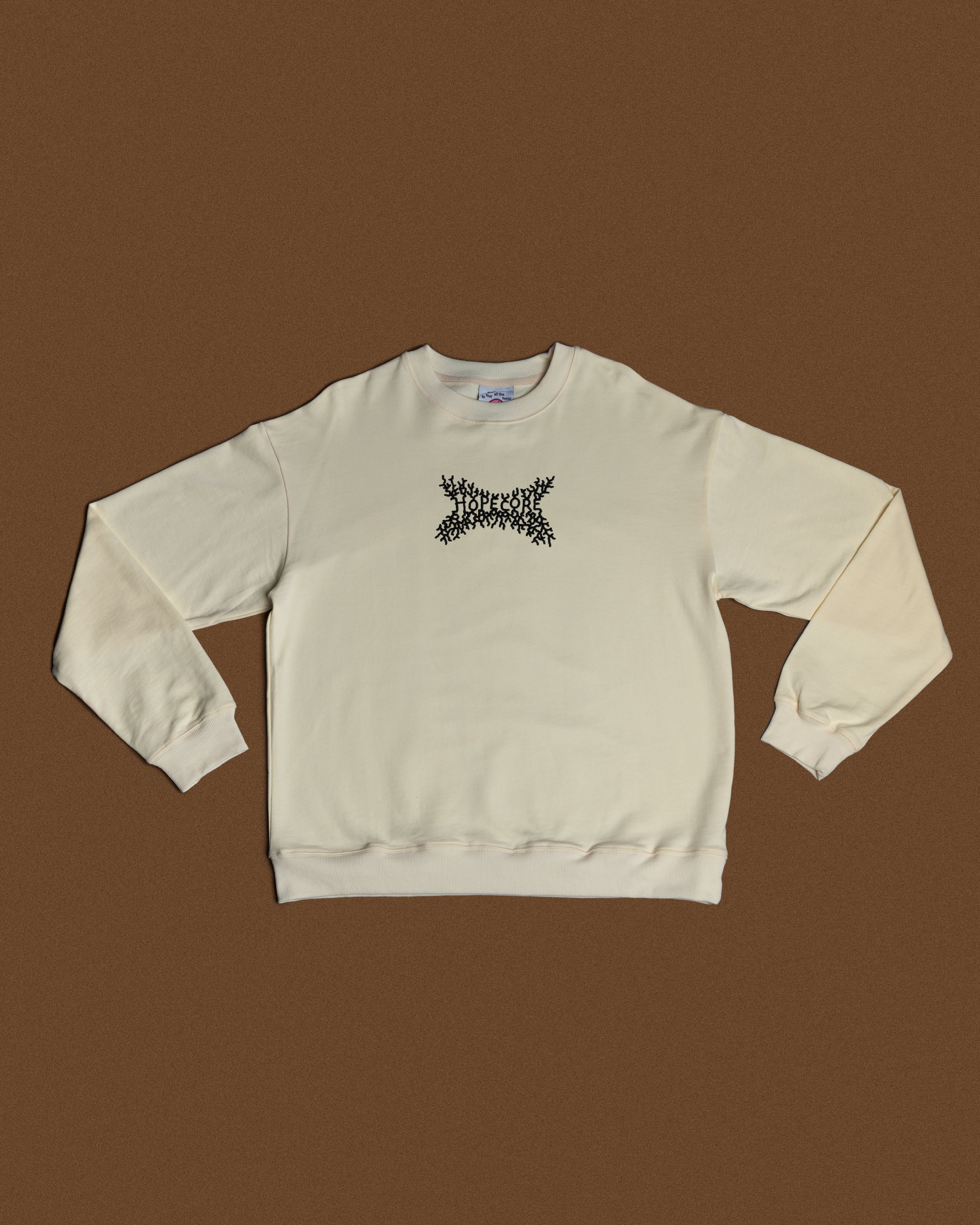 Coton ouaté Hopecore - Blanc cassé