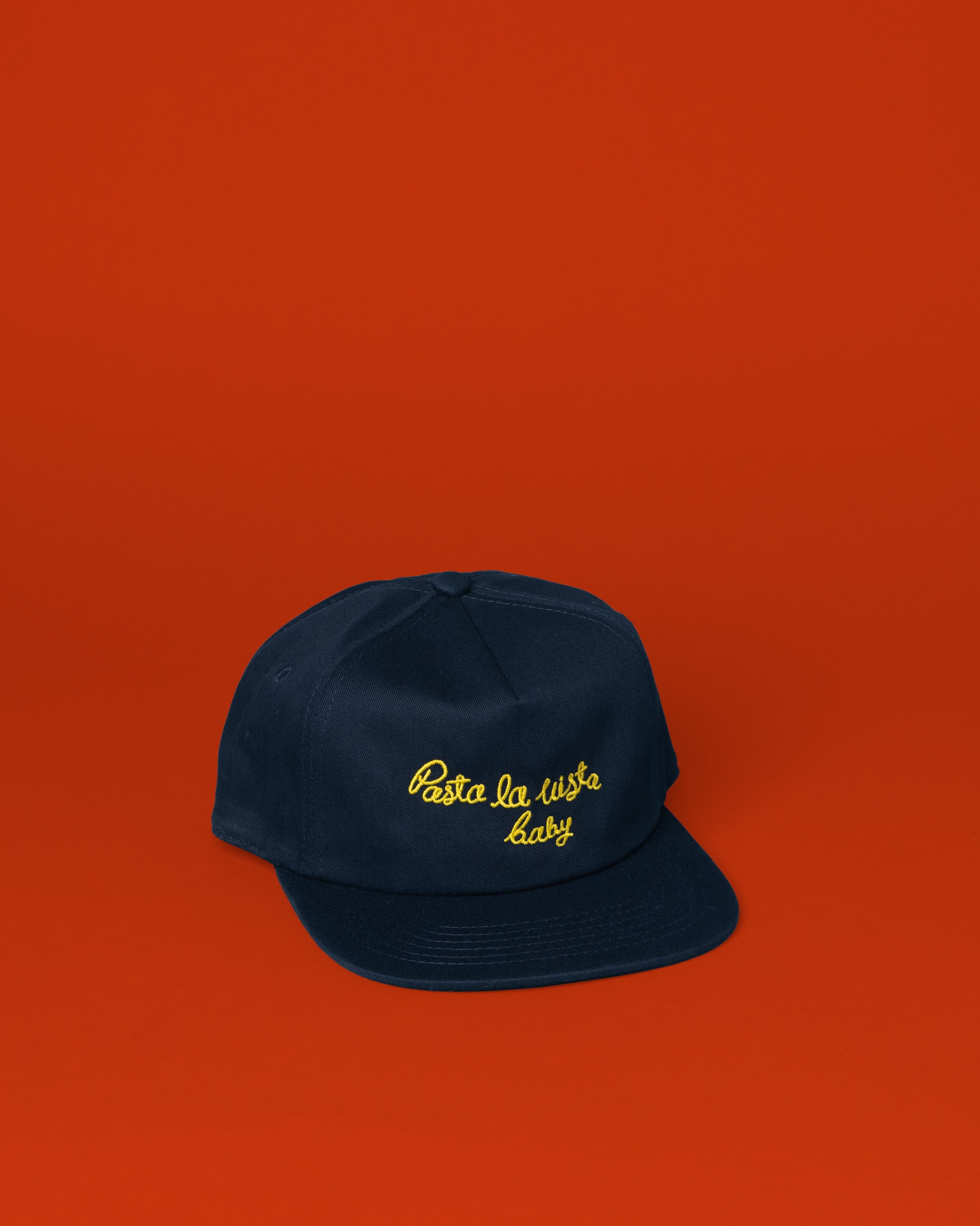 Casquette skate Pasta la vista baby - Bleu marin