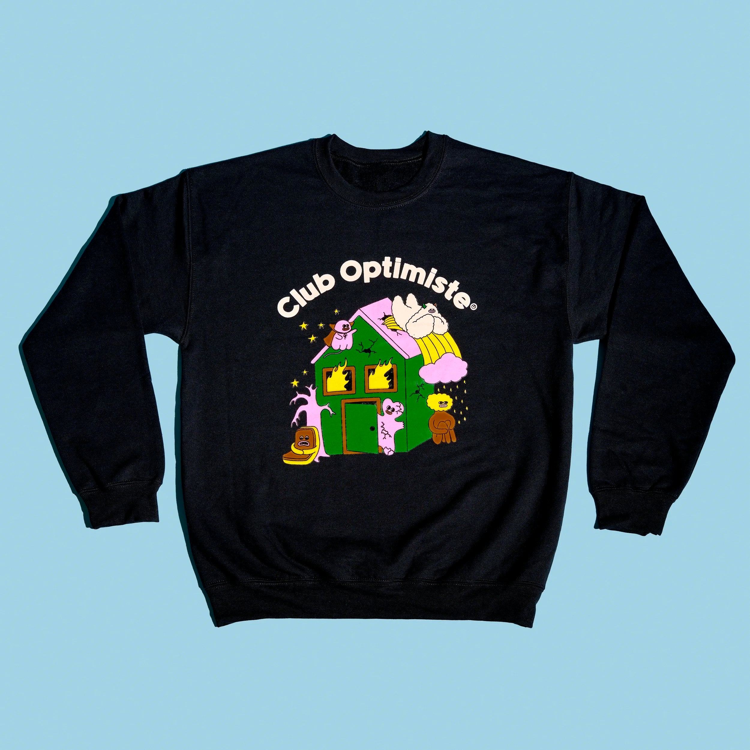 Coton ouaté Club Optimiste Ponyland - Noir