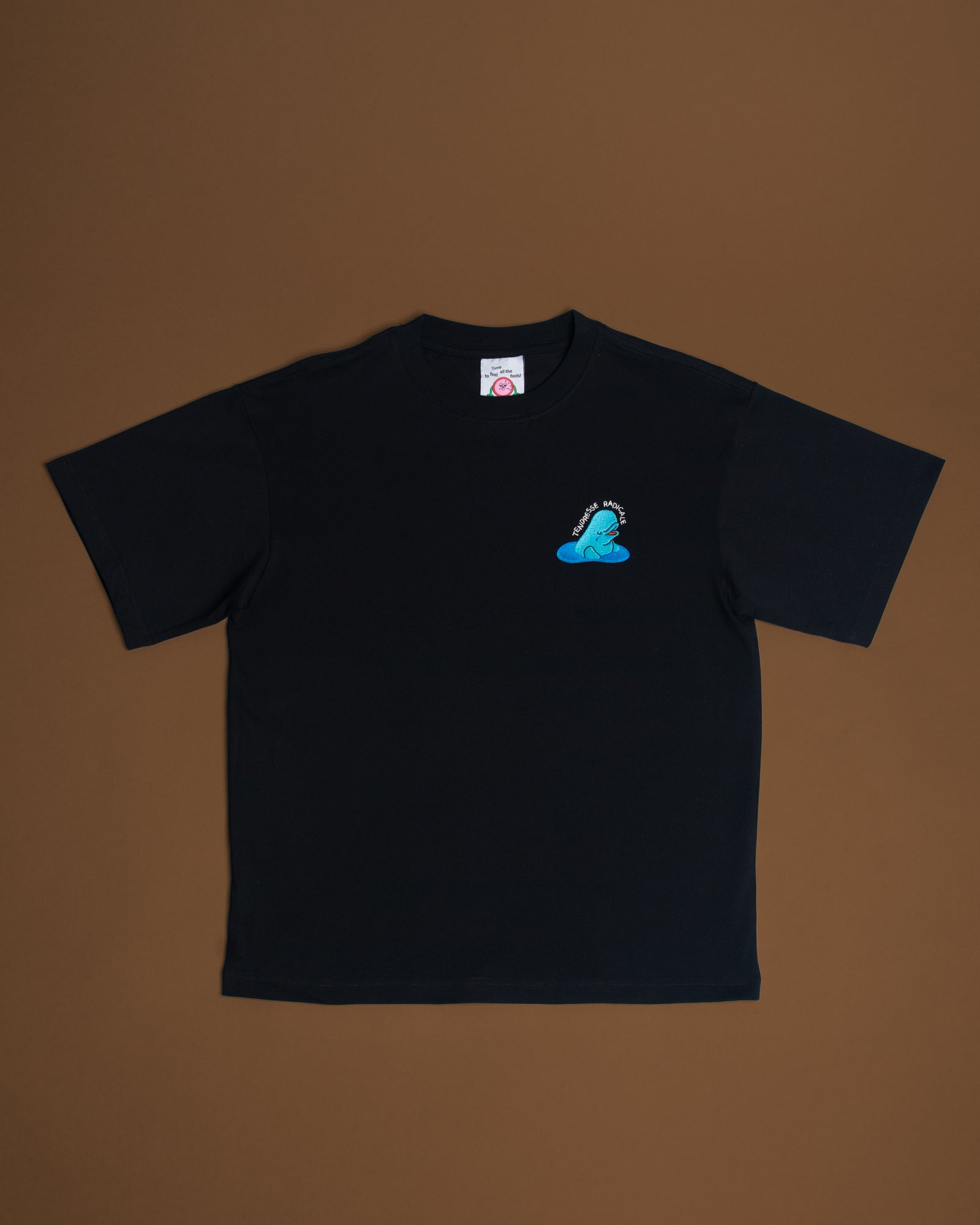 T-shirt Tendresse radicale - Noir