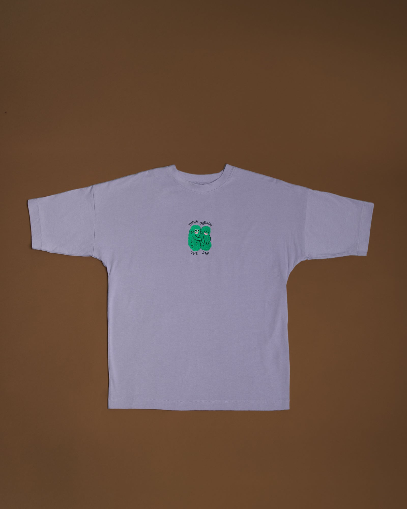 T-shirt Think outside the jar - Mauve